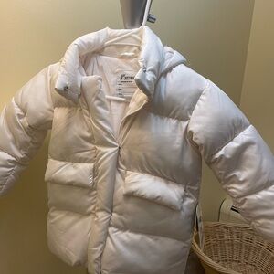 J for Justify Kids White Puffer Jacket